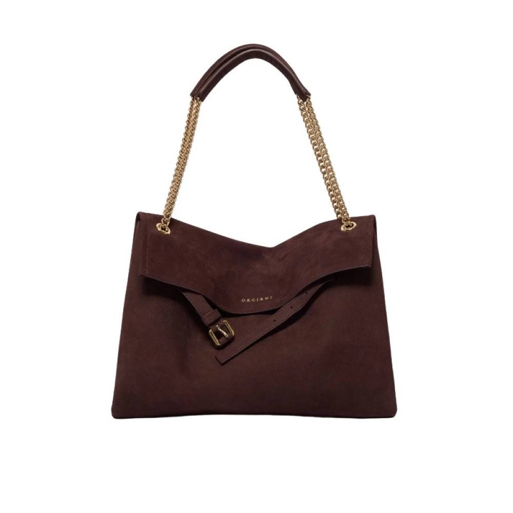 Orciani Venus Skuldertaske - Tasker - Dame - Brun - ONE SIZE - Uld