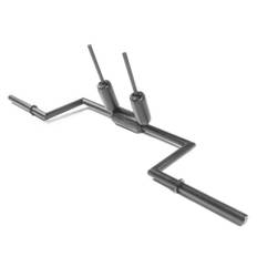Nordic Fighter Safety Squat Bar Black, Type 2