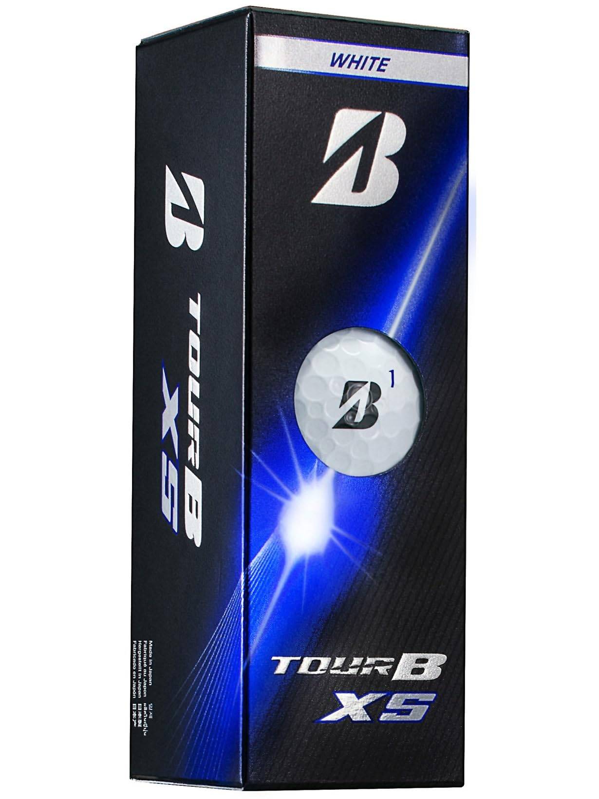 Bridgestone TOUR B XS Golf 1 Hylsa S6WXJ Bollar, (3 bollar), Vit, vit