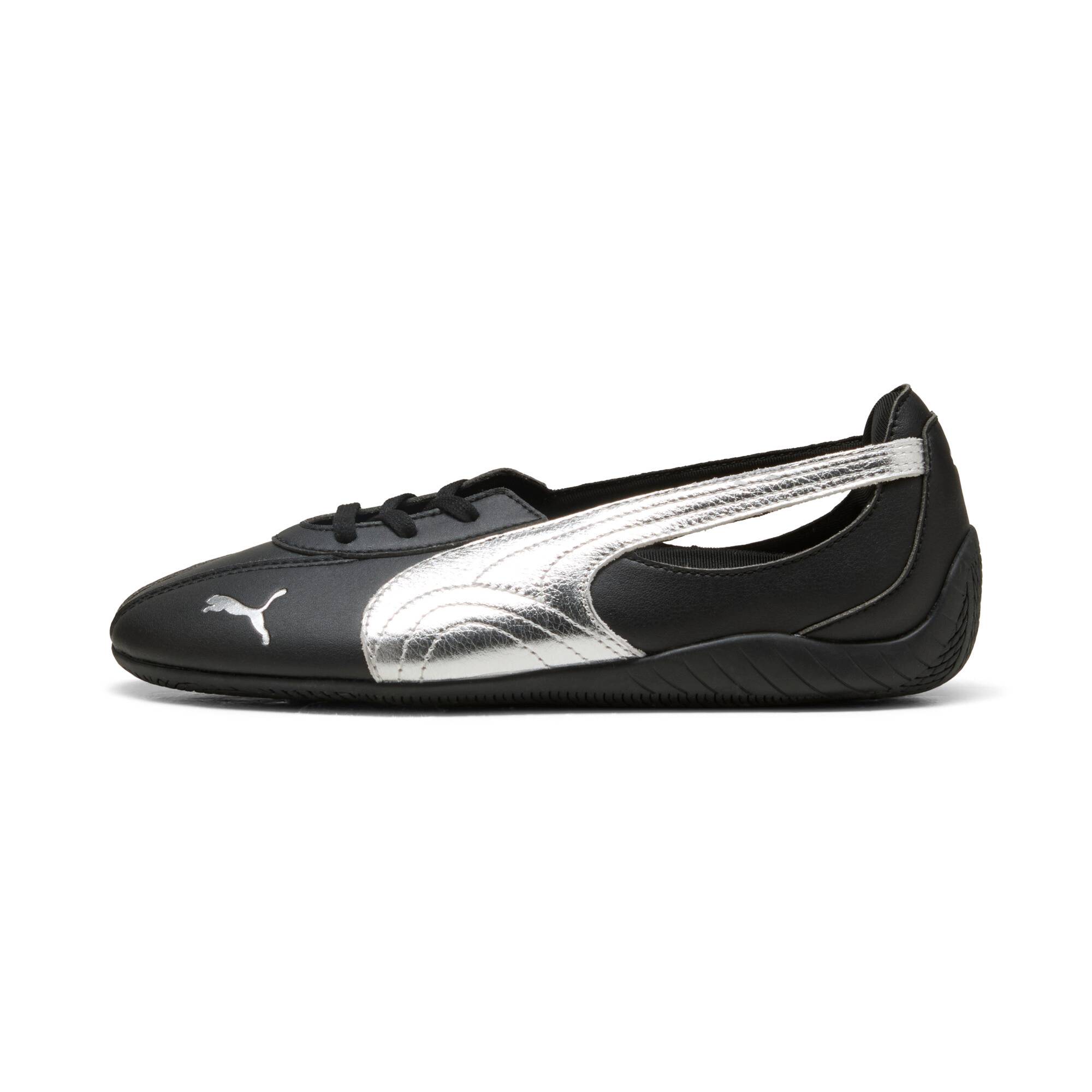 PUMA Speedcat Ballet Nova Metallic Sneakers Women, Shoes, Black/Silver, 42.5