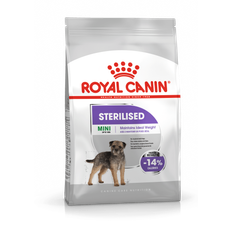 Royal Canin Mini Sterilised Adult. Til Steriliserede/kastrerede hunde. Over 10 m�neder