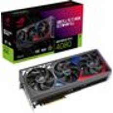 ASUS ROG Strix OC GeForce RTX 4080 Grafikkort, PCI Express 4.0, 16GB GDDR6X, ARGB