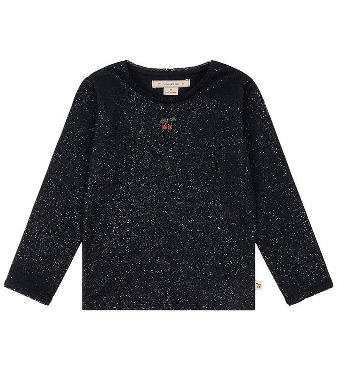Konges Sløjd Bluse - Roli - Sort m. Glimmer - Konges Sløjd - 4 år (104) - Bluse