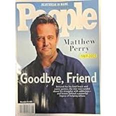 People Magazine 13 November 2023 Matthew Perry 1969-2023, Goodbye Friend