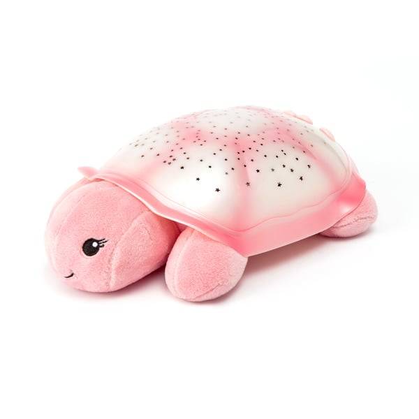 Cloud B Twinkling Twilight Turtle babynattlampor Fristående Rosa