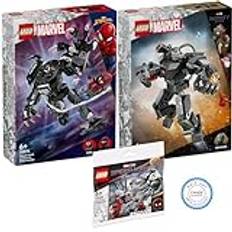 Lego Marvel-set: 76276 Venom Mech vs. Miles Morales, 76277 War Machine Mech & 30443 Spider-Mans Bridgeduell