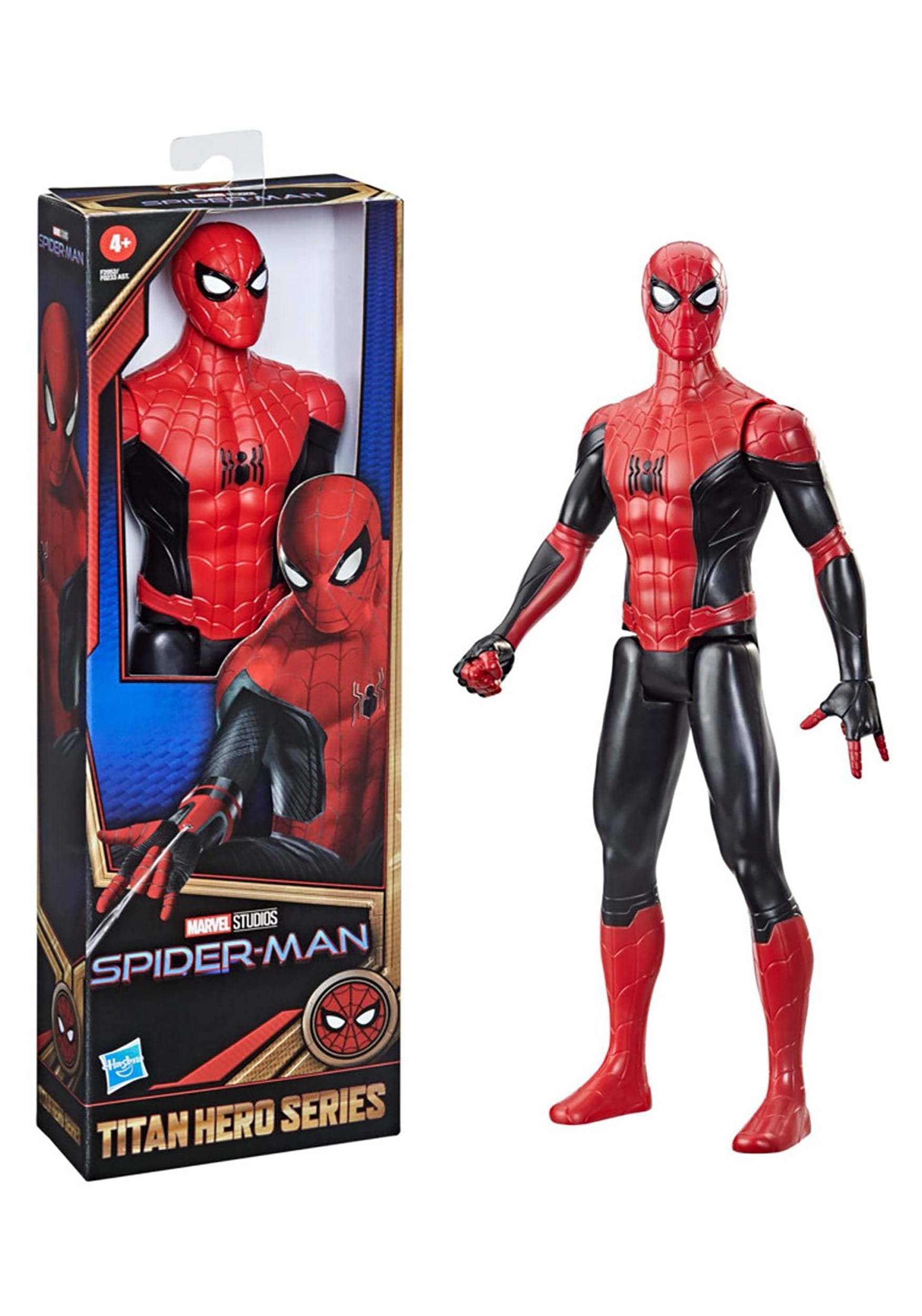 Hasbro Marvel No Way Home Titan Hero Black Red Suit Action Figure F2052 Spider-Man - Series/New & Spider-Man (Authentic)