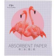 50 st/pack flamingo smink ansiktsrengöring ansiktsrengöring oljeabsorberande läskpapper skönhetsverktyg ansiktsrengöring ansiktsverktyg - 50 st rosa