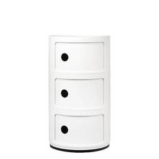 Kartell Componibili bord White 3 Rum: H59 cm