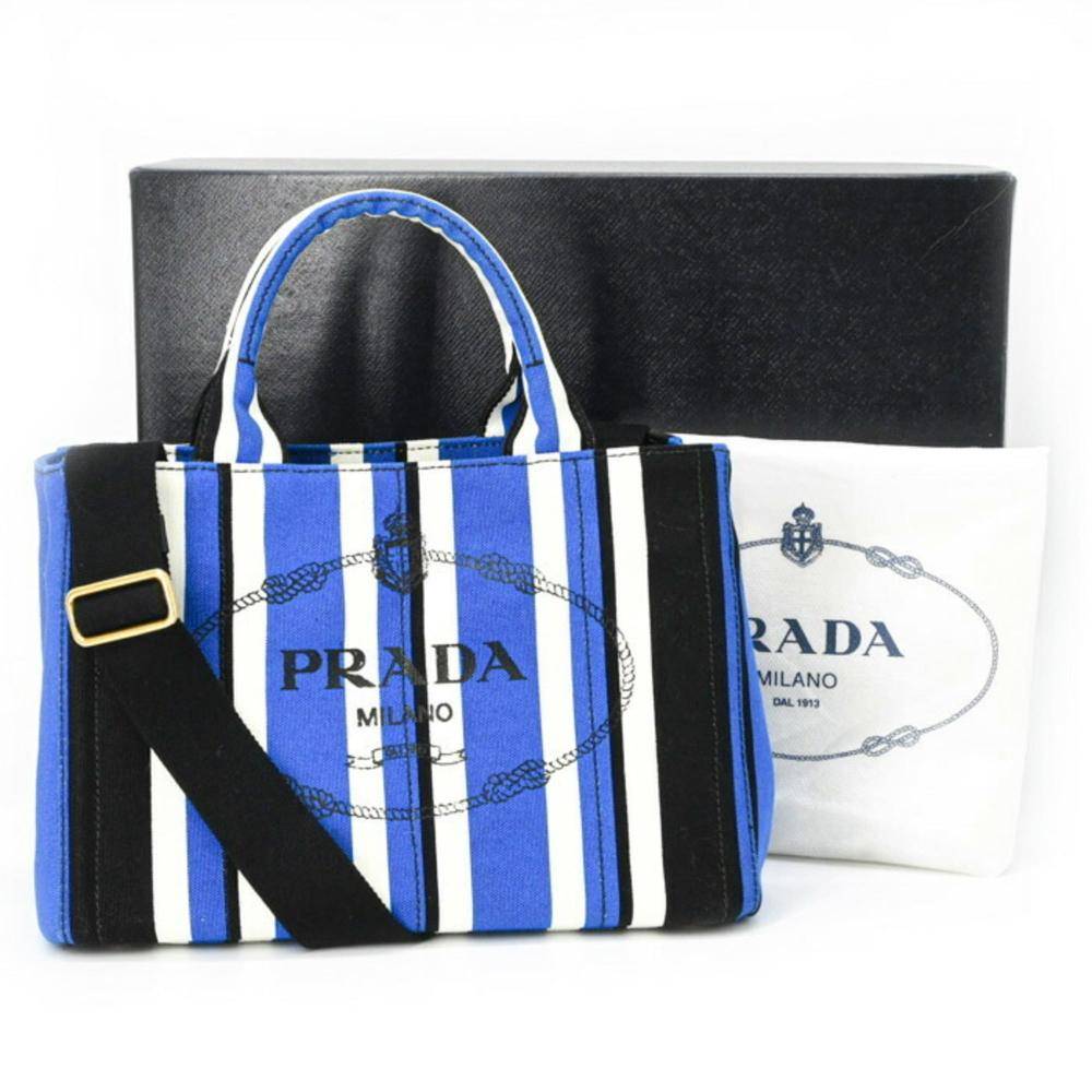 Prada Vintage Canapa Tote Stl. - Totebags Från Magasin - Multicolor (L 20cm x W 28cm x D 15cm)