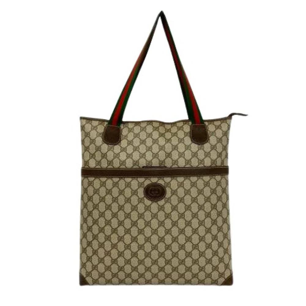 Gucci Vintage - Pre-owned Vintage Canvas Tote Bag Vintage - Dam - ONE Size - Läder