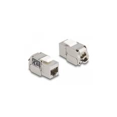 Delock - Keystone module RJ45 socket to LSA Cat.6A with LED