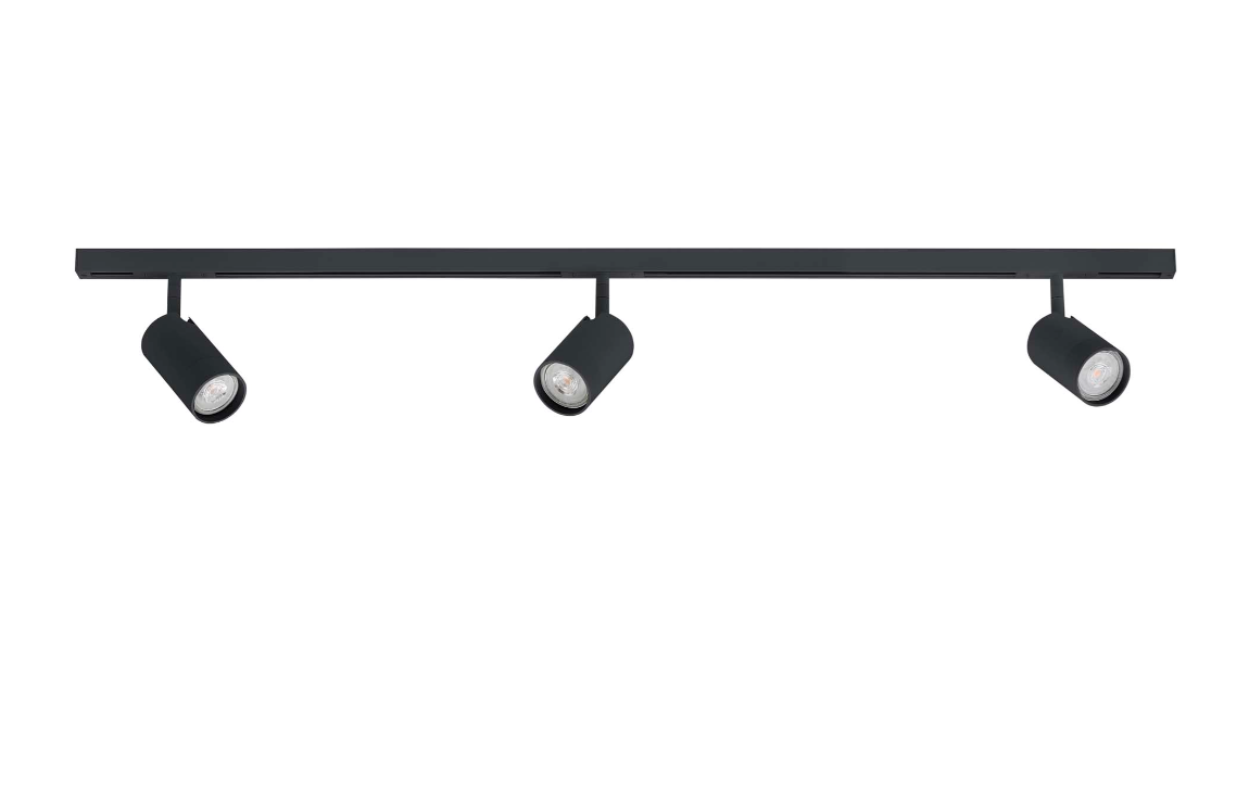 Designline Tube kit fra Antidark - Designline Tube kit 1m + 3 spots / Sort