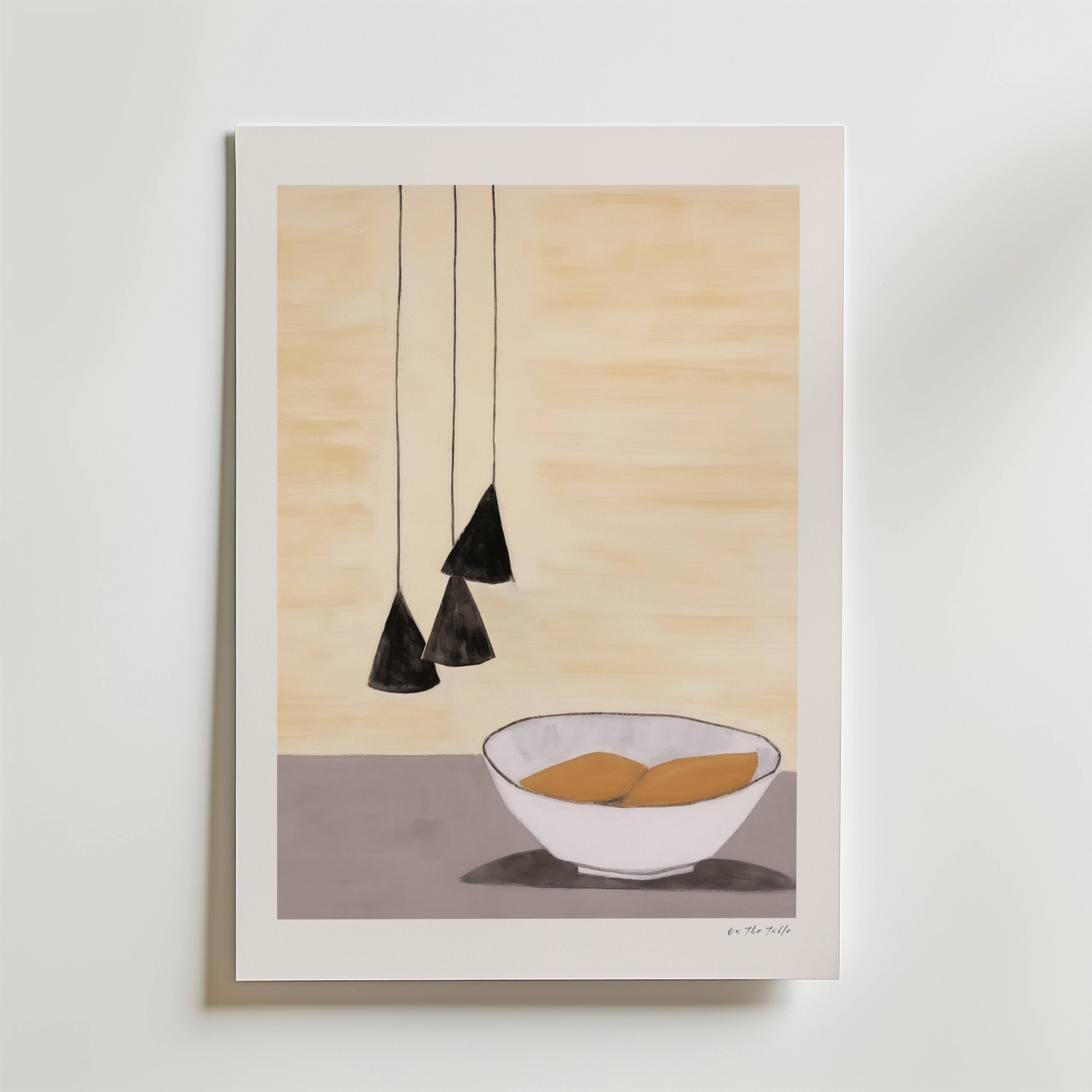 Calm Still Life Poster - Premium Canvas 50x70 cm