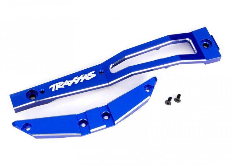 Traxxas Chassistag Fram Alu Blå Maxx Slash