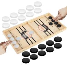 BARVERE Hockey Brettspiel Kinder, Maphilu Swingbou Spiel, Super Winner Brettspiel, Fast Sling Puck Spiel Groß, Double Catapult Chess Parent-Child Interactive Table Game