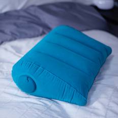 TEMU 1pc Plush Leg Pillow With Inflatable Pvc Triangle Cushion, Reliable For Home And Outdoor Sofa Use, Used As A Rest Or Pad, Portable, Material Easy To Clean