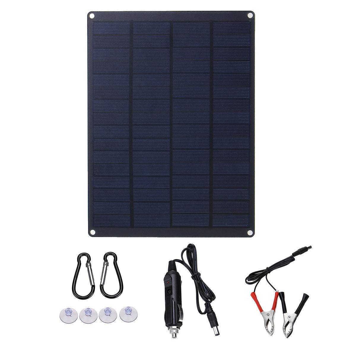 JH-5W 5W 12V/5V 210*165*2,5MM Solpanel Batteriladdare