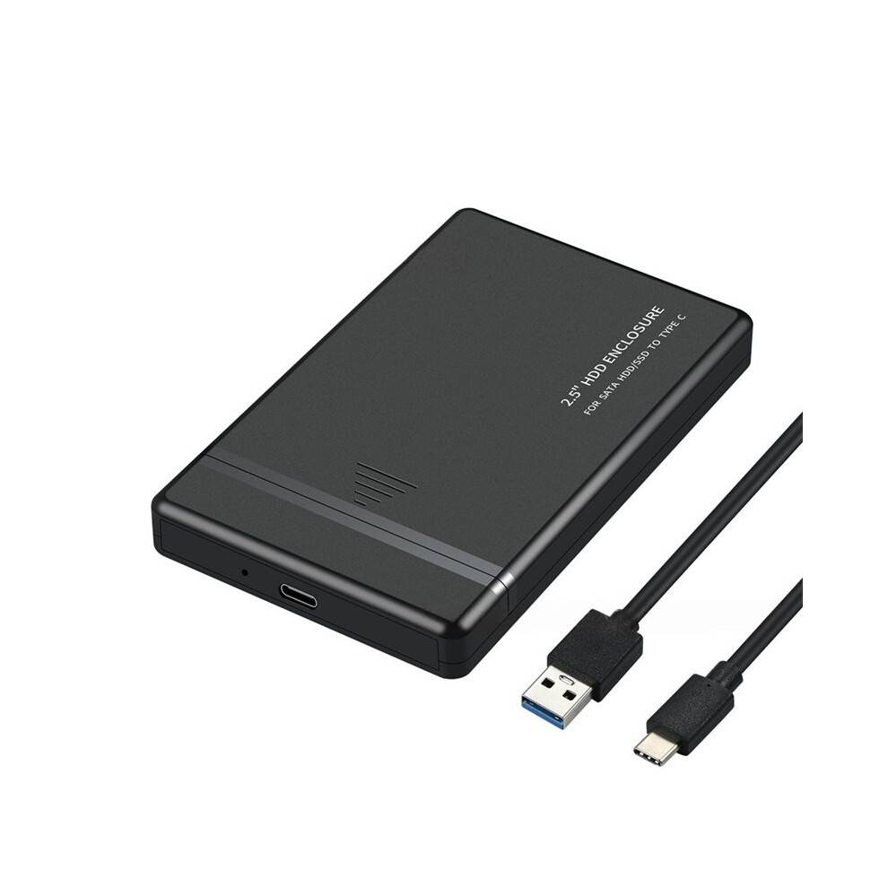 HDD Case 2.5 to USB3.1 Type C Enclosure External Hard Drive Case for 2.5" SSD HDD Disk Tool-Free Portable HD Box