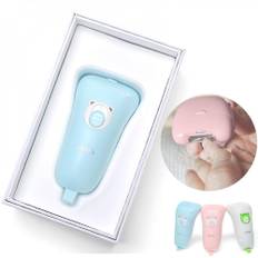 Wfuo Baby Electric Nail Saks Safe Baby Nail Trimmer Børn Baby Nail Careblue Blå