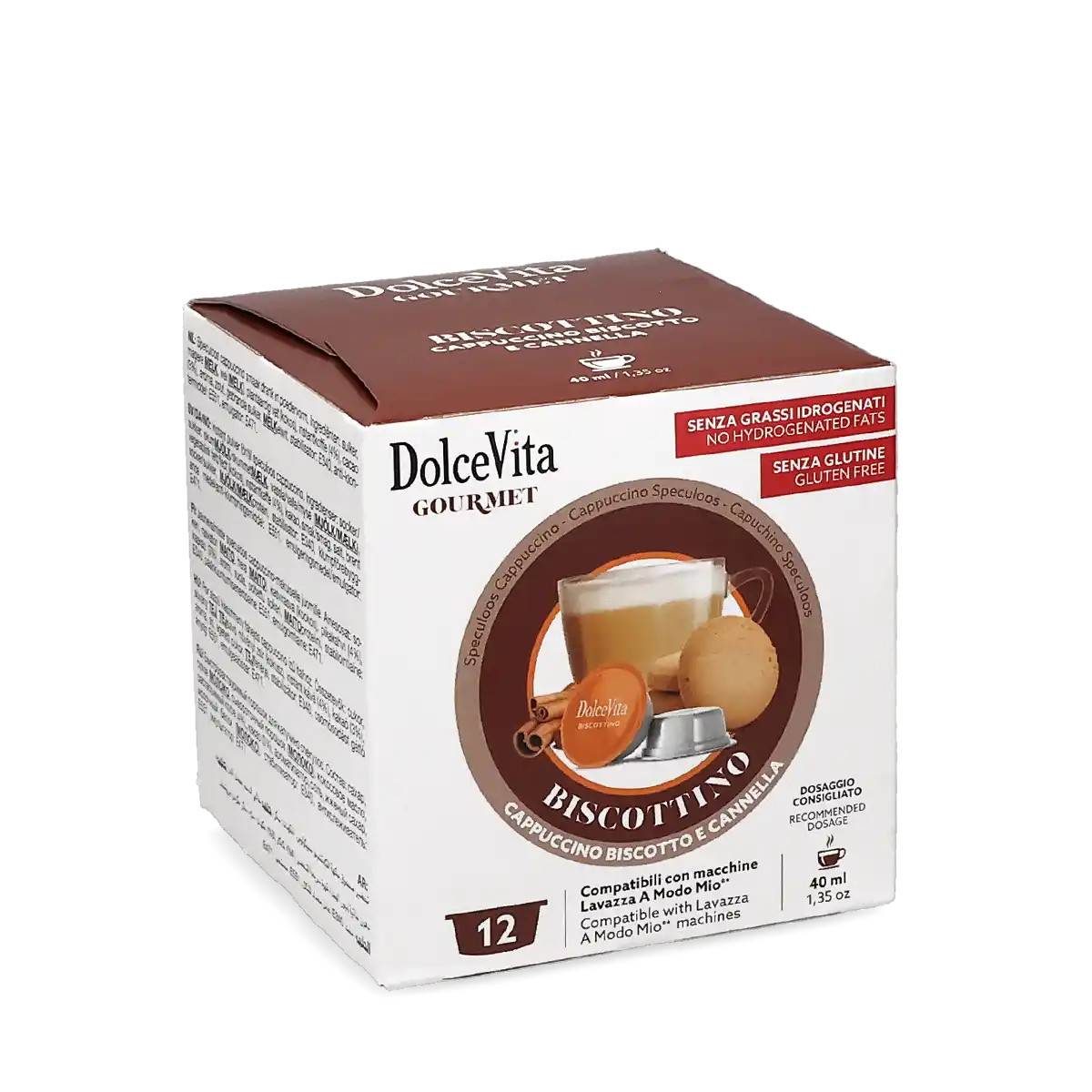 Dolce Vita | Biscottino - Speculoos - 12 kapslar till Lavazza a Modo Mio