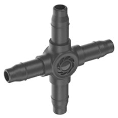 GARDENA Micro-Drip Krysskoppling 4,6 mm (3/16") (10 st.) 13214-20