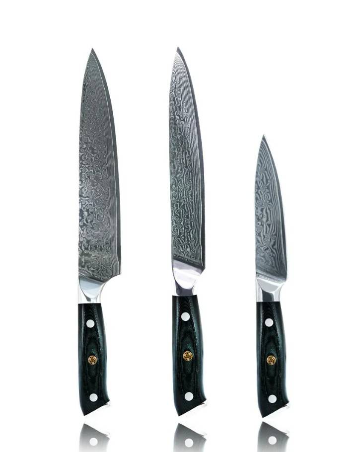 Koniseur - Original udskæring knivsæt - 3 dele.