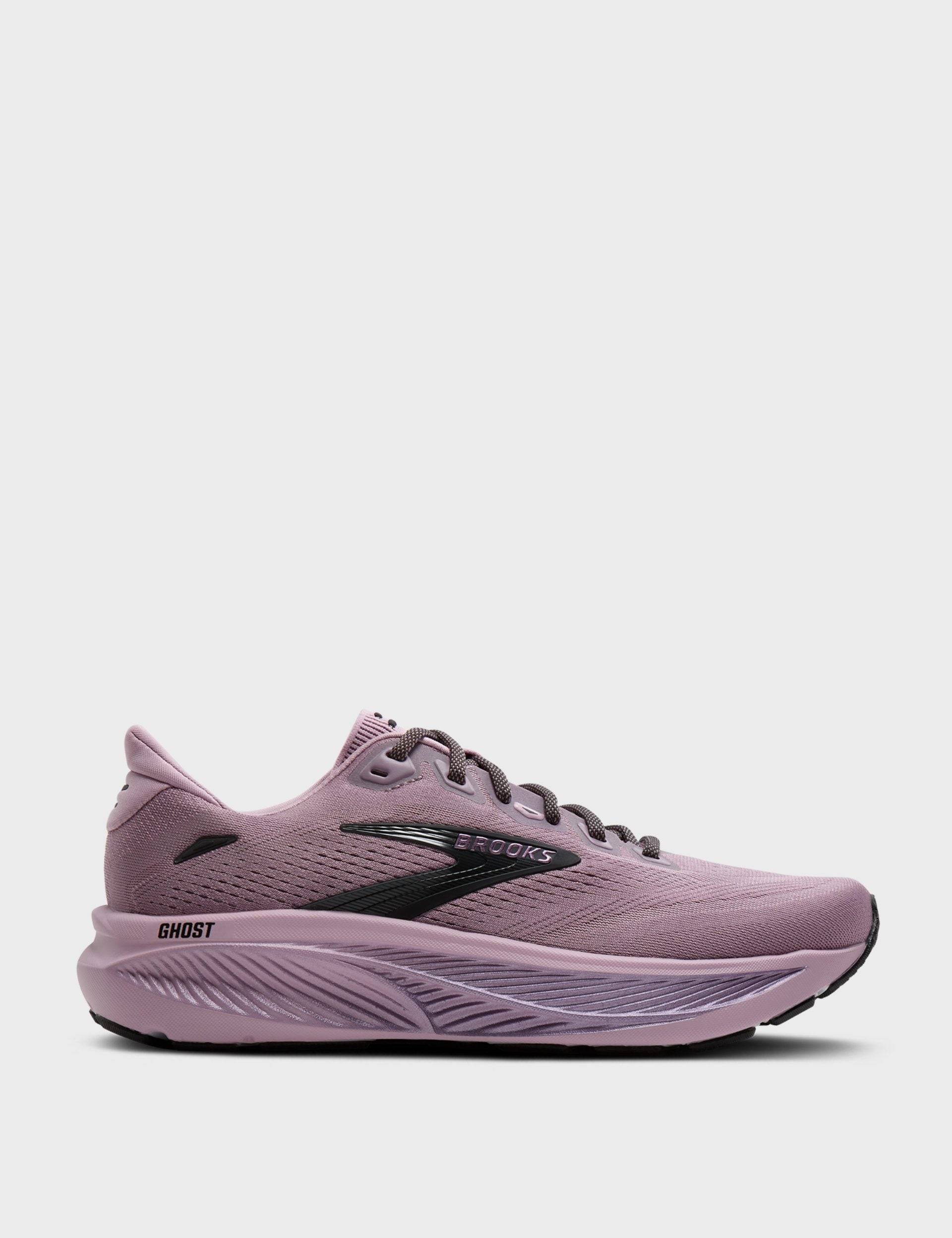 Brooks Women's Ghost 18 - Elderberry/Black - UK 7 - Purple