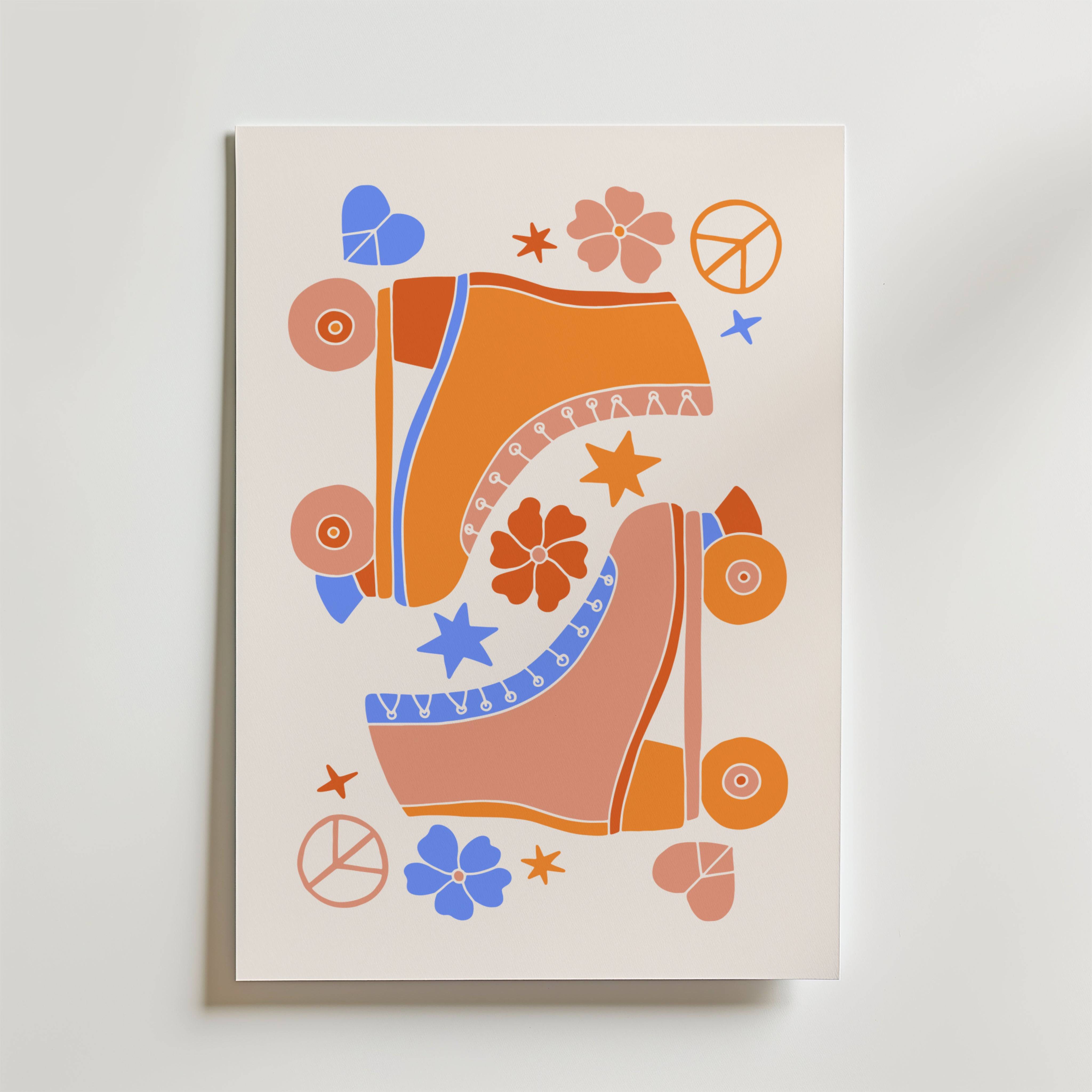 Groovy S Poster - Fine Art Poster 50x70 cm