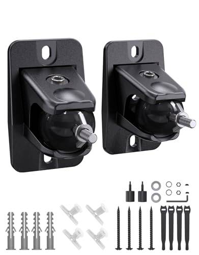 Högtalarväggfäste för Surround backhögtalare, roterbart, set om 2