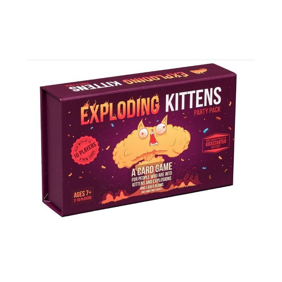 Exploding Kittens Party Pack Board Card Game Friends Family Parties Fun Gift