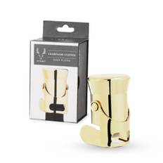 Champagne stopper by Viski, forgyldt