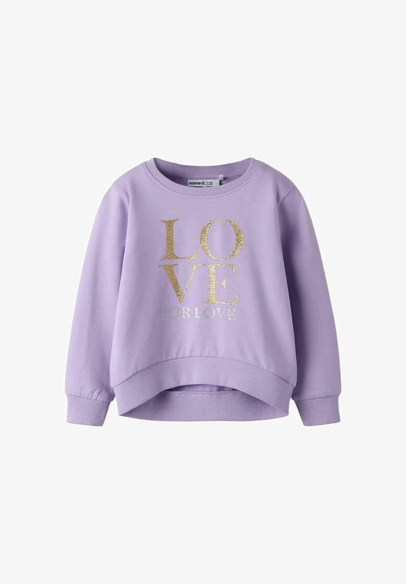 Name it - nmfpboppi sweat unb Lavendula "123".