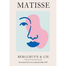 Henri Matisse Abstract Face A4 plakat