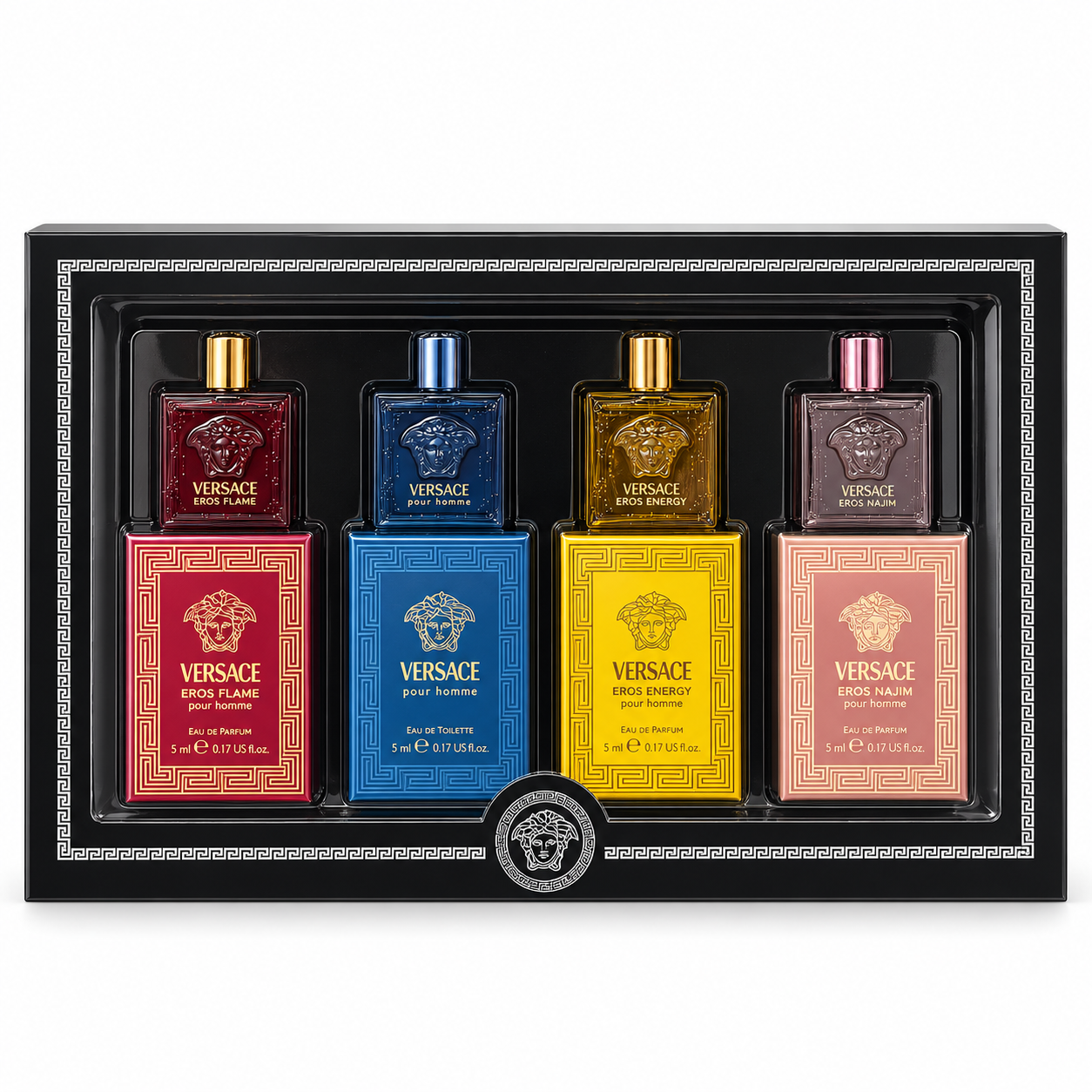 Versace Miniature dufte til Herrer Julegaveæske.