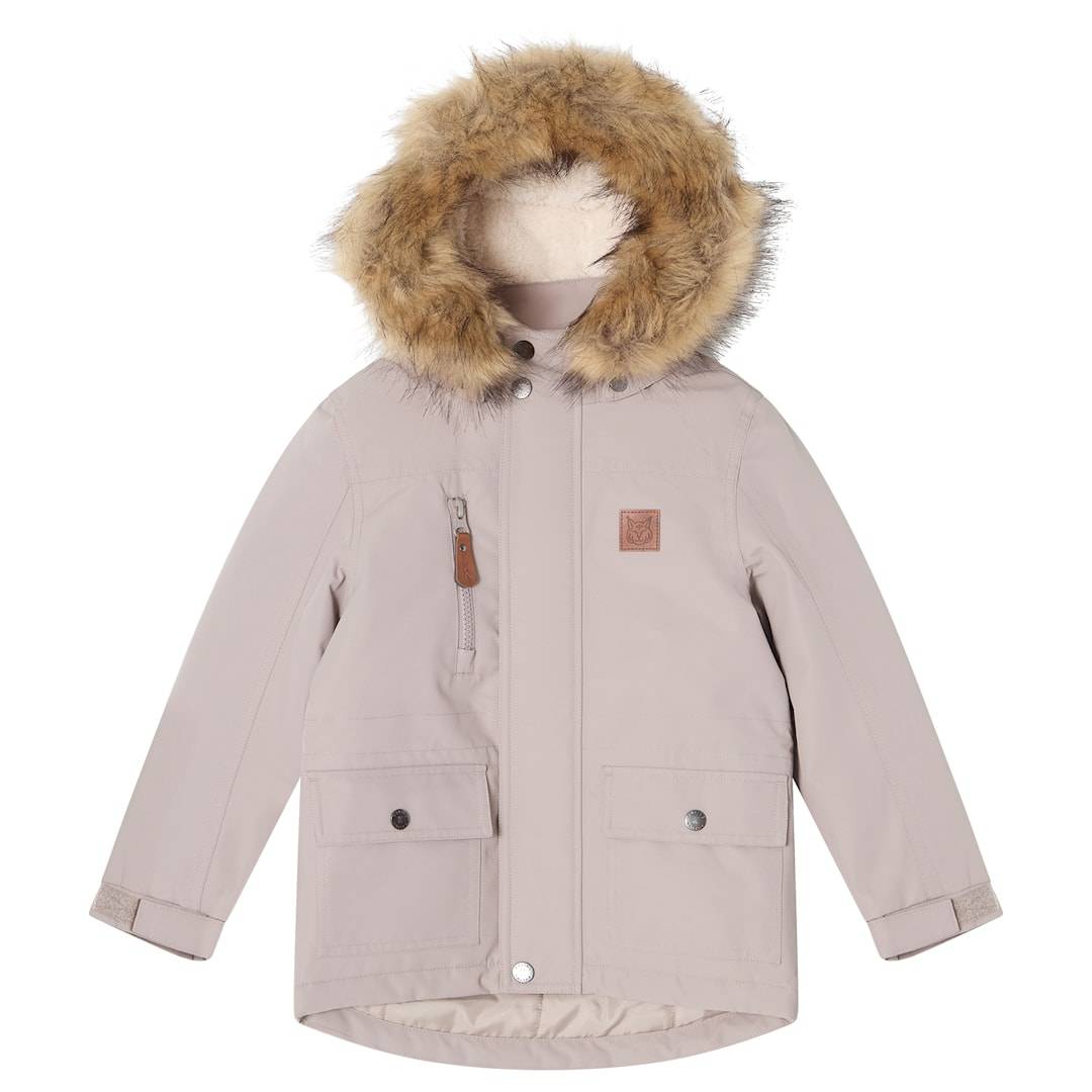 Kuling Val Thorens Parkas Taupe Taupe-128 cm Beige 128 cm Drenge, Piger