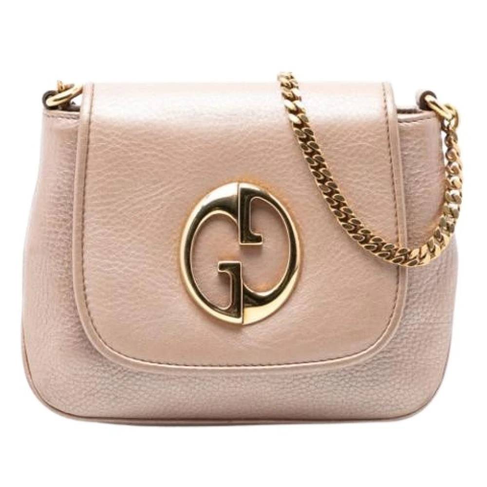 Gucci Vintage Pre-owned Crossbody Bag - Vintage - Dame - Beige - ONE SIZE - Uld