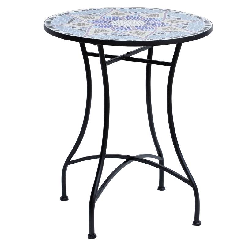 Trädgårdsbord mosaik Ø60x71 cm