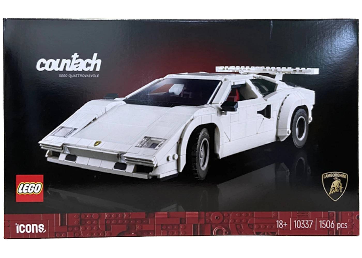 LEGO Icons Lamborghini Countach 5000 Quattrovalvole Set 10337 - One Size (One Size)