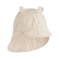Liewood Gorm Solhatt I Linne Med Öron Sandy 3-6 months  Beige  3-6 månader  Unisex