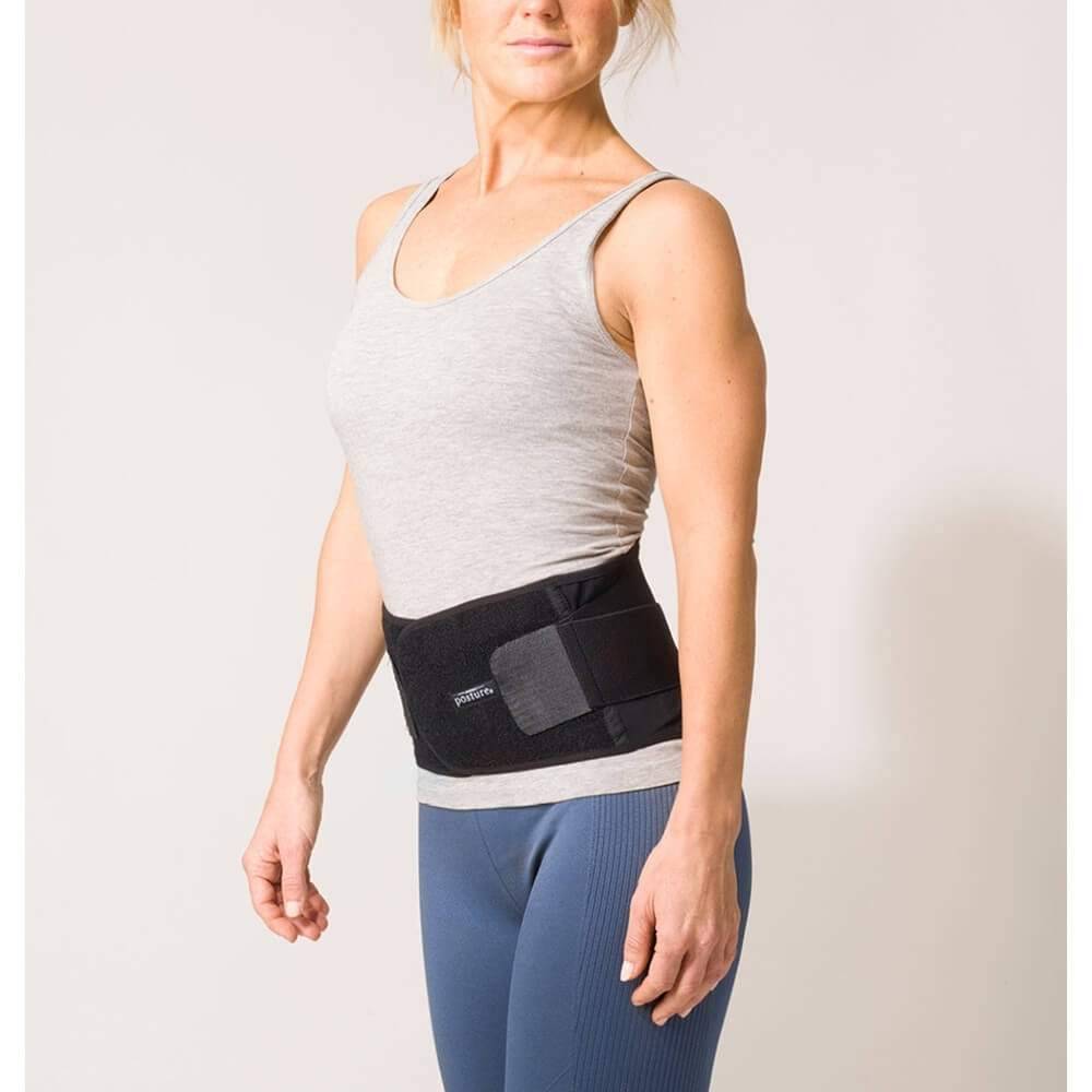 SVENSK POSTURE Nedre rygbælte Stabilize M Sort