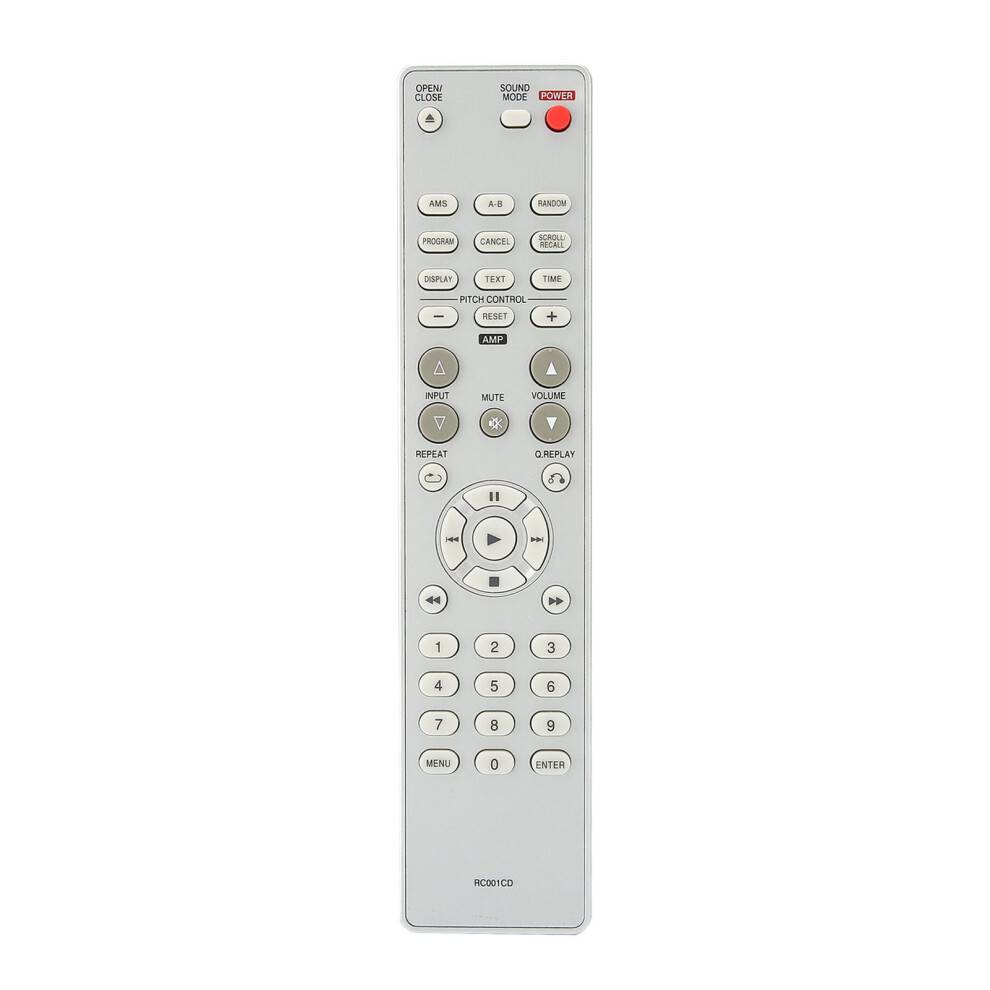 Infrarød fjernbetjening til Marantz CD-enheder, holdbart ABS-materiale, nem batteriinstallation med følsomt tastatur, reservefjernbetjening
