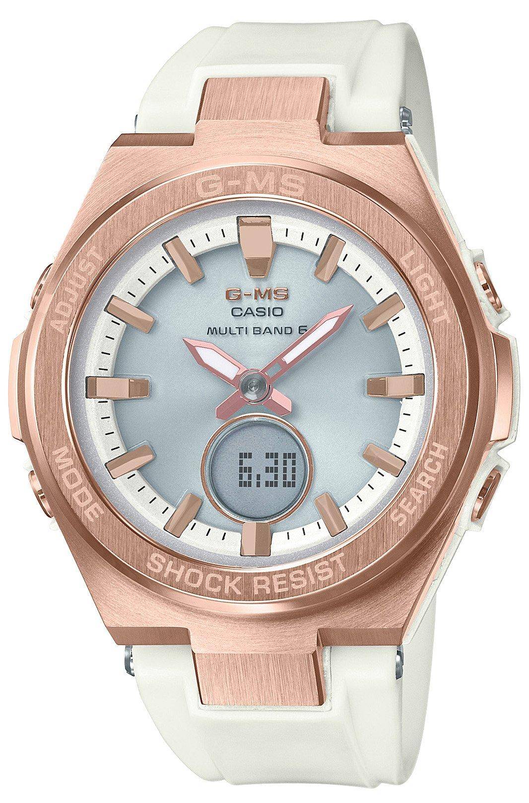 Casio Solar Watch White Baby-G G-MS Radio-Controlled MSG-W200G-7AJF Women's