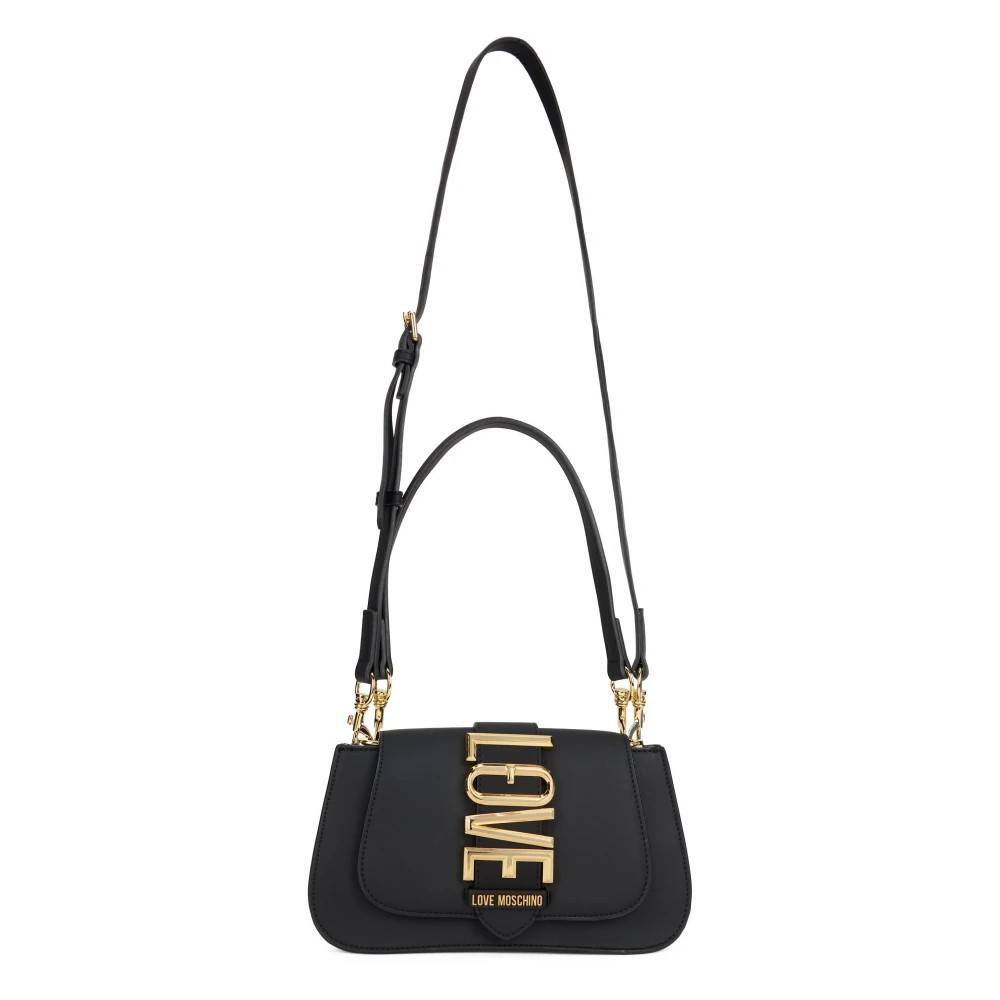 Love Moschino Skuldertaske - Tasker - Dame - Sort - ONE SIZE - Uld