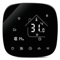 BHT-001GALW Vattenburen Golvvärme WiFi Smart Termostat Digital Display Temperaturkontrollpanel