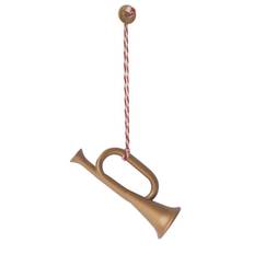 Maileg Julornament i Metall - Bambi - Grå - 9 Cm.
