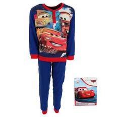 Disney Cars McQueen nattøj blå i gaveæske, str.128/6-8 år