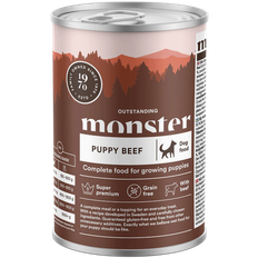 Monster Pet Food Dog Puppy Beef Burk 400 g x 6