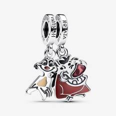 Disney Lion King Timon And Pumbaa Sterling Sølv Charm fra Pandora