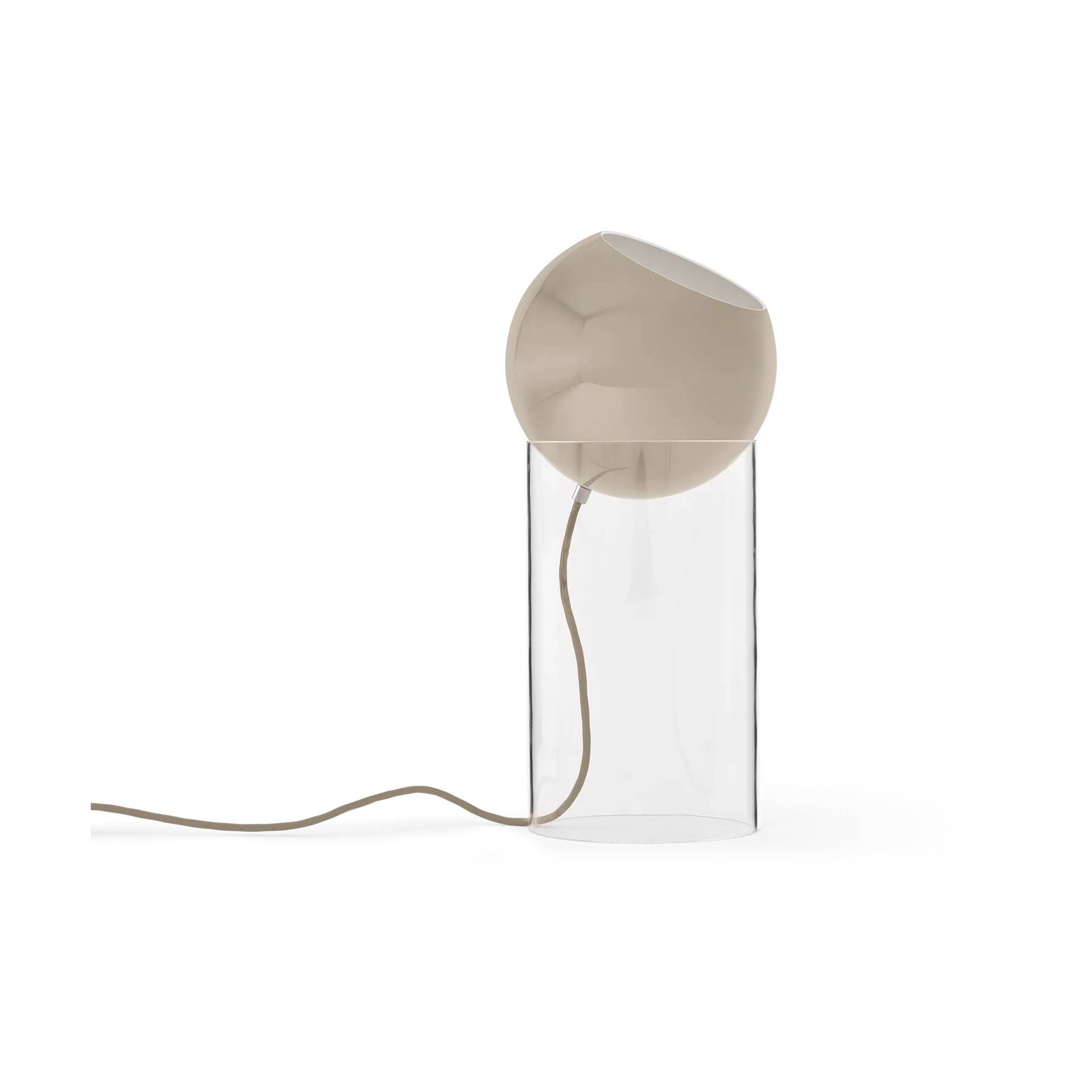 &Tradition Topan VP14 gulvlampe 46,5 cm Clear-grey beige.